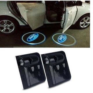 Bộ 2 đèn led cảm biến chiếu logo gắn cửa xe ô tô