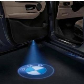 Bộ 2 đèn led cảm biến chiếu logo gắn cửa xe ô tô