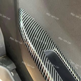 Bộ Ốp Nội Thất Carbon Cho VinFast VF3 – Ốp Vô Lăng, Tay Nắm Cửa, Ốp Điều Hoà Sang Trọng, Dán Sẵn Băng Keo