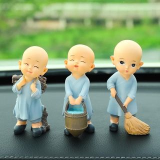 [Giá Rẻ] Bộ Decor Trang Trí Taplo Ô Tô Ban Nhạc Nhà Sư Vui Nhộn , Phụ Kiện Xe Hơi Sáng Tạo, Hoặc Để Bàn Làm Việc Nội Thất