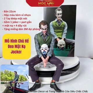 Mô Hình Joker Hoạt Hình Gắn Trang Trí Xe Ô Tô, Xe Máy Hàng Đẹp Chắc Chắc Có Phụ Kiện Gắn Lên Xe