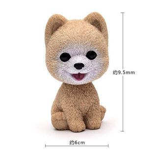 Chú Chó Poodle Thông Minh Lắc Đầu Trang Trí Taplo Ô Tô - Bàn Làm Việc - Bánh Sinh Nhật- Moclanotofun