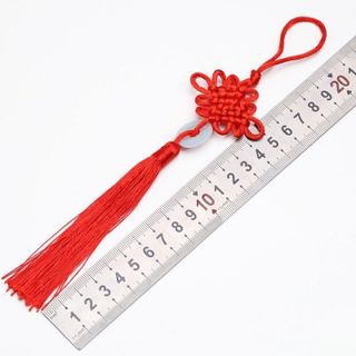 Khánh Treo Gương Ô TÔ Ngọc Bội May Mắn Nhiều Màu.Khánh ngọc bội tua rau may mắn