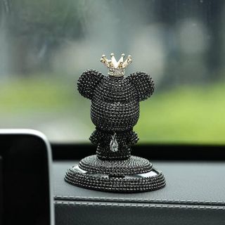 Gấu Gloomy Bear Đính Đá Sang Trọng Trang Trí Taplo Oto, Sáp Thơm Khử Mùi Oto