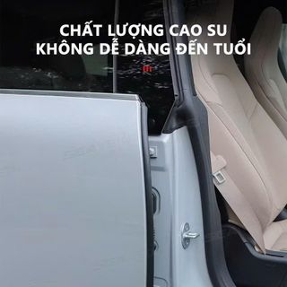 Gioăng Cột B Lõi Thép Nẹp Cánh Cửa Ô Tô Cách Âm, Chống Bụi, Lực Đàn Hồi Tốt Khaihuyauto