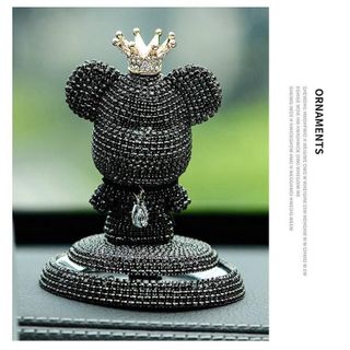 Gấu Gloomy Bear Đính Đá Sang Trọng Trang Trí Taplo Oto, Sáp Thơm Khử Mùi Oto