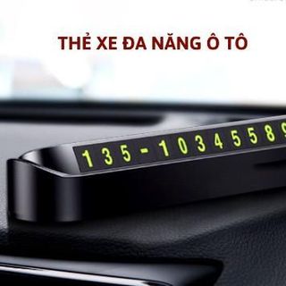 Bảng ghi số điện thoại dừng đỗ xe có logo hãng xe ô tô