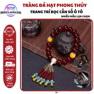 Tràng Hạt Tua Đá ,Vòng Đá May Mắn,Trang Trí Bọc Cần Số Ô Tô,Tượng Phật