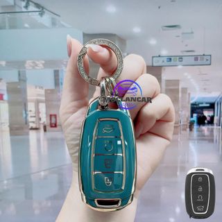 Ốp Chìa Khoá Hyundai Accent 2021-2022-2023 Elantra, Bao Chìa Khoá HYUNDAI ACCENT,Loại 4 Nút