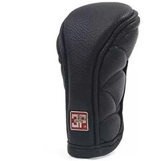 Bọc Cần Số Phanh Tay Da Cho Xe Ô Tô Loại Tay Nắm Cần Số Tròn Bọc Da In Chữ HD - Mộc Lan Car