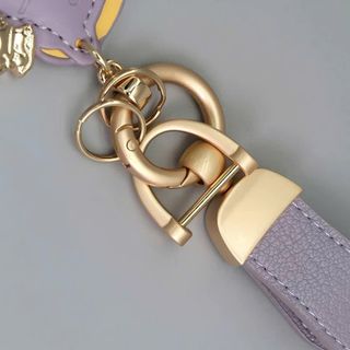 Móc Khóa Da PU Hình Ngựa Hoạt Hình Đáng Yêu Trang Trí Móc Khóa Xe , Túi Xách