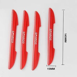 Bộ 4 Miếng Dán Chống Xước Chống Va Đập Bảo Vệ Cánh Cửa Sparco Cho Xe Hơi An Toàn