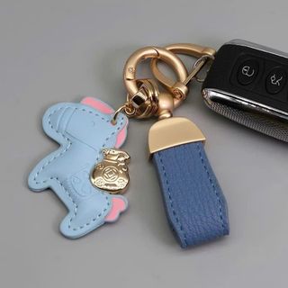 Móc Khóa Da PU Hình Ngựa Hoạt Hình Đáng Yêu Trang Trí Móc Khóa Xe , Túi Xách