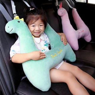 Gối Ôm, Gối Tựa Đầu Khi Ngủ Cho Bé Trên Ô Tô, Gối Ôm Chữ U Thiết Kế Họa Tiết Xinh Xắn, Dễ Thương