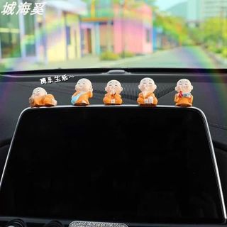 Mô Hình Các Chú Tiểu Hòa Thượng Dễ Thương Trang Trí DVD Decor Trang Trí Nhà Cửa, Gương Xe Khaihuyauto
