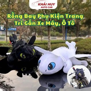 Rồng Bay Phụ Kiện Trang Trí Gắn Mũ Bảo Hiểm Xe Máy, Ô Tô Siêu Đẹp Siêu Ngầu, Dễ Thương