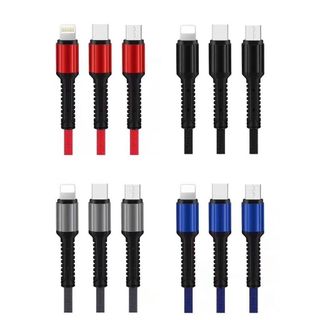 (Sạc Nhanh QC3.0) Tẩu Sạc Pugan 6A Sạc Cực Nhanh Cực Đỉnh Từ 9V-32V Kèm Dây Cáp 3 Đầu