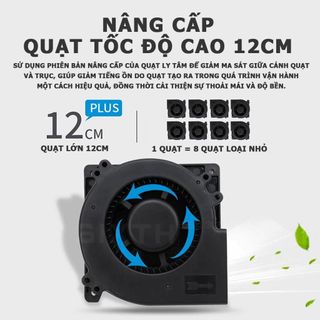 Đệm Làm Mát Ghế Ô Tô Cao Cấp 12V/24V – Miếng Đệm Thông Gió Thoáng Khí | Bảo Hành 1 Năm