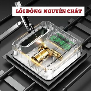 Máy Bơm Lốp Xe Ô Tô Điện Tử Thông Minh Tự Ngắt Hàng Cao Cấp màn LCD