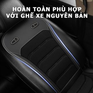 Đệm Làm Mát Ghế Ô Tô Cao Cấp 12V/24V – Miếng Đệm Thông Gió Thoáng Khí | Bảo Hành 1 Năm