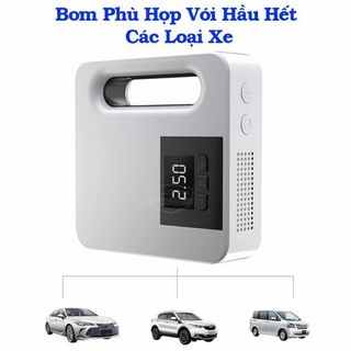Máy Bơm Lốp Xe Ô Tô Điện Tử Thông Minh Tự Ngắt Hàng Cao Cấp màn LCD