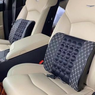 Gối Tựa Lưng, Đệm Lưng Massage Trên Xe Ô Tô , Xe Hơi - Ghế Văn Phòng Chống Đau Mỏi Lưng