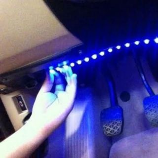 Đèn Led gầm ghế ô tô - Đèn Led Trang trí nội thất ô tô - Ánh sáng tuỳ chỉnh nhiều màu sắc - Nháy theo nhạc