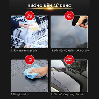Chai Xịt AUTOMOTIVE COATING Phủ Nano Chống Nước Kính,Phủ Xe Ô Tô,Chống Nước Bề Mặt Kính Mũ - 500ml