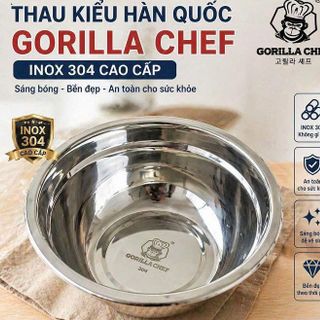 THAU KIỂU HÀN QUỐC INOX GORILLA CHEF 20CM (T200)