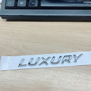 Logo Chữ Nổi PREMIUM, LUXURY Dán Đuôi Xe Mazda Kia Mạ Điện Sáng Bóng - Mộc Lan Car