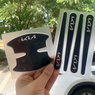 bộ 8 chi tiết chống va đập logo các hãng xe ô tô