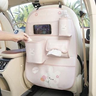 Túi Đa Năng Treo Ô Tô Phụ Tùng Nội Thất Đựng Đồ Phong Cách Hàn Quốc Chống Thấm Hình Gấu Nâu Thỏ Hồng Dễ Thương