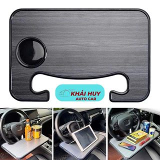 Bàn Ăn Mini Đa Năng Gắn Vô Lăng Xe Hơi, Làm Việc Tiện Dụng Khải Huy Auto Car