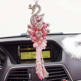 Khánh Chùm Ngọc Trai Treo Gương Thiên Nga Sang Trọng khaihuyauto