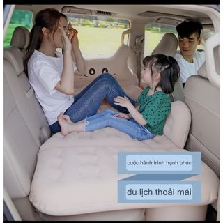 Đệm Hơi ô tô Mộc Lan dành cho xe 4-7 Chỗ Tặng Kèm Bơm Điện Và 2 Gối Cao Cấp -