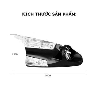 Đèn Vây Cá Mập LED Trang Trí Xe Ô Tô - Xe Máy Phát Sáng Đa Màu, Phát Sáng Bằng Năng Lượng Gió
