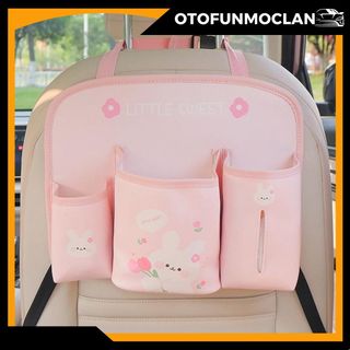 Túi treo đồ sau ghế ô tô,đựng giấy ăn điện thoại cốc nước giúp xe chở nên ngăn nắp Phụ Tùng Nội Thất