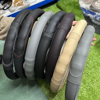 Bọc Vô Lăng Ô Tô Da Cừu Thật 100% – Size 38cm – Vô Lăng Tròn – Cao Cấp – Mềm Mại – Chống Trơn Trượt Mồ Hôi Tay