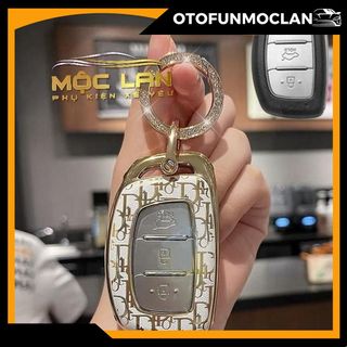 Ốp khóa I10 Tucson Elantra 2014-2023 - ốp mạ vàng  TPU mới nhất năm 2023 cao cấp sang trọng Móc Khoá Silicon Móc Khóa
