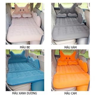 Đệm Hơi ô tô Mộc Lan dành cho xe 4-7 Chỗ Tặng Kèm Bơm Điện Và 2 Gối Cao Cấp -