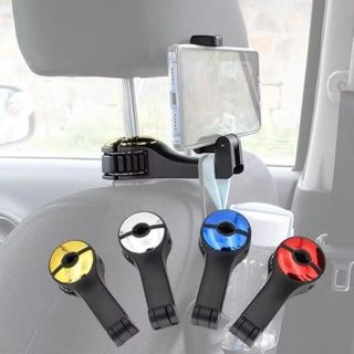 Móc Treo Đồ Trên Ô Tô Gài Trước Sau Xe Hơi Kèm Gía Đỡ Điện Thoại Chắc Chắn Tiện Lợi khaihuyauto
