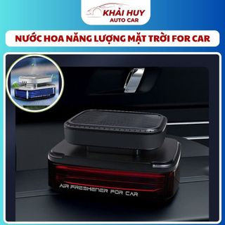 (Hàng Xịn)Dầu Thơm Ô Tô Cao Cấp FOR CAR – Khử Mùi, Chống Say Xe, Năng Lượng Mặt Trời, 100% Thảo Mộc