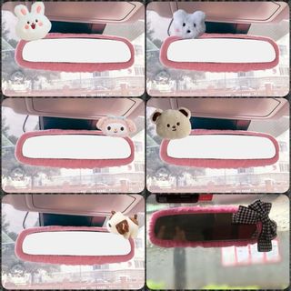 Đai Bọc Gương Chiếu Hậu Xe Ô Tô Nhiều Mẫu Dễ Thương Trang Trí Nội Thất Xe Sinh Động