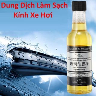 Nước Rửa Tinh Chất Màng Dầu Kính Ô Tô 180ml Thông Dụng Cửa Sổ Bảo Dưỡng An Toàn Hơn Khi Lái Xe