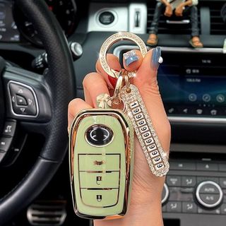 Ốp Khóa 3 Nút Lưng Gù- Camry - Hilux - Altis Chất Liệu TPU Ốp Chìa Khóa Ô Tô Bảo Vệ Khóa Chống Xước