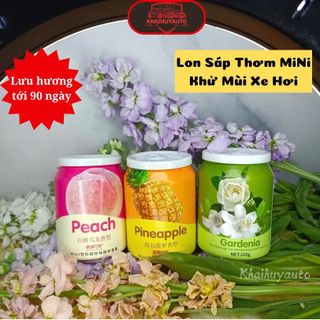 SÁP THƠM LON KHỬ MÙI ĐA NĂNG – KHỬ MÙI Ô TÔ, PHÒNG NGỦ, NHÀ VỆ SINH, TỦ GIÀY – LƯU HƯƠNG LÂU, THƠM DỊU KHAIHUYAUTO