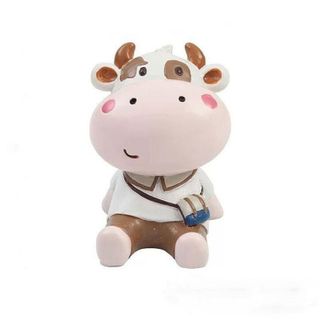 6 con vật dễ thương ngỗ nghĩnh mini-trang trí Taplo-heo-ngựa vằn-ếch-chó-dê-cừu