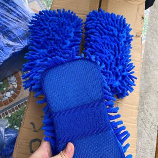 Miếng san hô rửa xe Microfiber siêu mịn tiện dụng (màu sắc ngẫu nhiên)