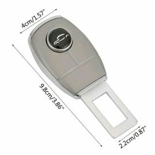 Chốt Cài Thép Khóa Dây An Toàn Có Khe Cắm Chồng Đủ Thương Hiệu Xe Hơi Ô Tô- Chất Liệu Innox