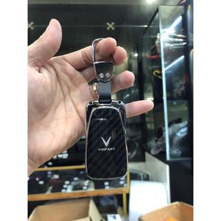 Ốp Khoá Kim Loại Vin-fast VF8,VF9,E34 Chìa Form Cũ Hợp Kim Cacbon Cao Cấp Bảo Vệ Chìa Khoá